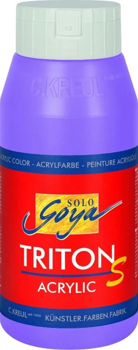 Kreul Solo Goya Triton S Acrylic Acrylfarbe, flieder, 750ml