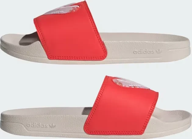 adidas Lite Adilette bright red/clear pink/wonder clay