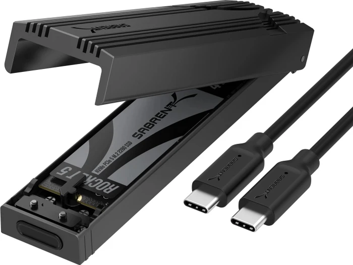 Sabrent NVMe PCIe M.2 M-Key Gehäuse, USB-C 3.1
