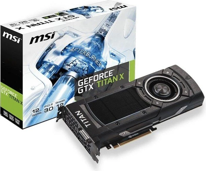 MSI GeForce GTX Titan X, NTITAN X 12GD5, 12GB GDDR5, DVI, HDMI, 3x DP