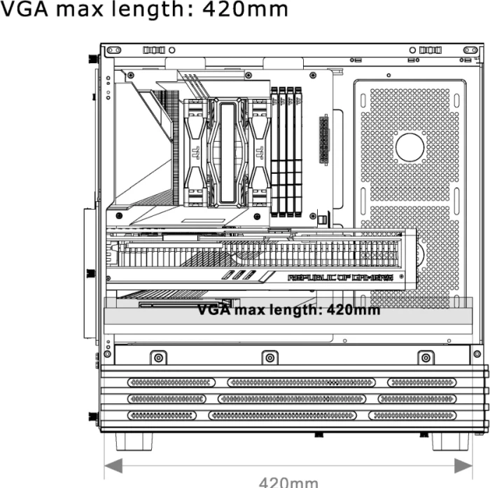 Thermaltake View 270 Plus WS ARGB Black, schwarz/braun, Glasfenster