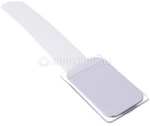LABEL THE CABLE LTC Mini Tags Klett-Kabelbinder, weiß, 10er-Pack