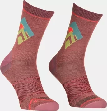Ortovox Alpine Light Comp Mid Socken wild rose (Damen)