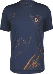 Scott Trail Flow Pro Trikot kurzarm midnight blue/copper orange (Herren)