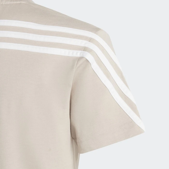 adidas Future Icons 3-Streifen T-Shirt kurzarm wonder taupe/white (Junior)