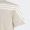 adidas Future Icons 3-Streifen T-Shirt kurzarm wonder taupe/white (Junior) Vorschaubild