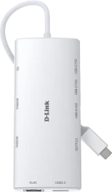 D-Link 10-in-1 USB-C Hub, USB-C 3.1 [Stecker] (DUP-A01)