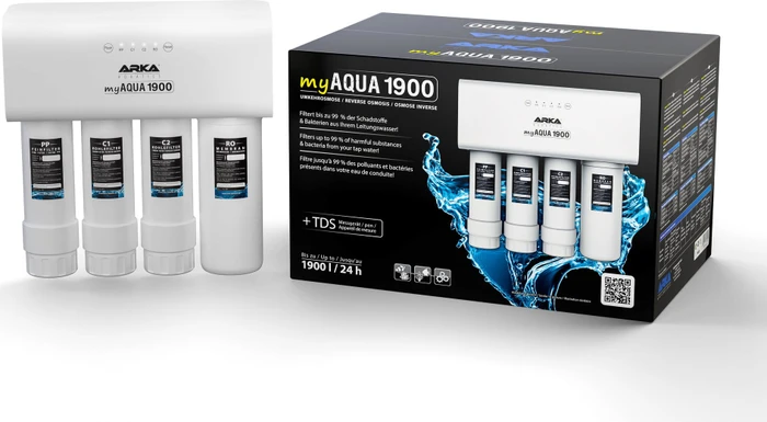 ARKA MyAqua 1900 Umkehrosmoseanlage mit 24V Druckerhöhungspumpe