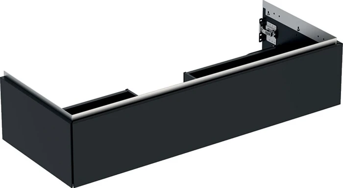 Geberit ONE Unterschrank für Waschtisch, mit einer Schublade, 120cm, schwarz/lackiert matt