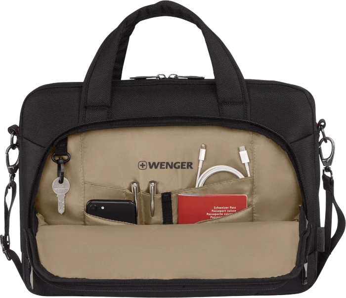 Wenger Altair Brief 14-16" Laptop-Aktentasche, schwarz