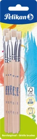Pelikan Sorte 613F Borstenpinsel Gr. 4/6/8/10/12 Pinselset, 10-tlg.