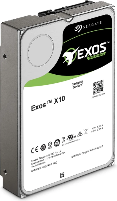 Seagate Exos X X10 10TB, 24/7, 512e / 3.5" / SAS 12Gb/s
