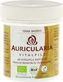 Terra Mundo Auricularia BIO Vitalpilz Kapseln, 60 Stück