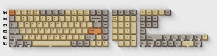 Keychron OEM Dye-Sub PBT Keycap-Set, US