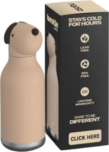 Asobu Bestie Isolierflasche 473ml dog