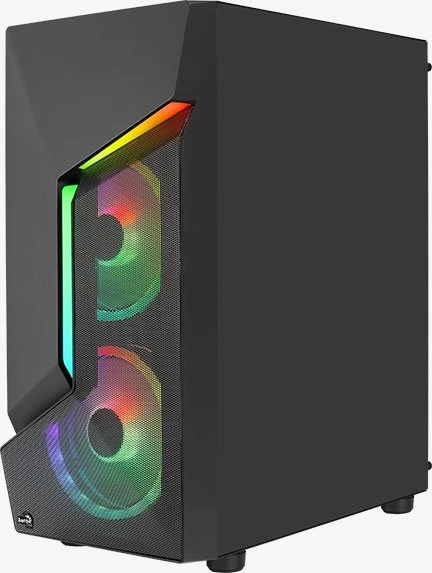 AeroCool Scape ARGB, Lüfter LED ARGB, Glasfenster