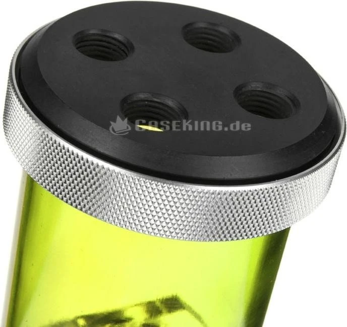 PrimoChill CTR Phase 2 120mm Laing D5, Acetal schwarz, UV grün