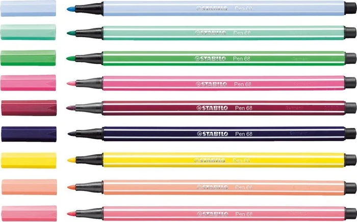 STABILO Pen 68 erdbeerrot