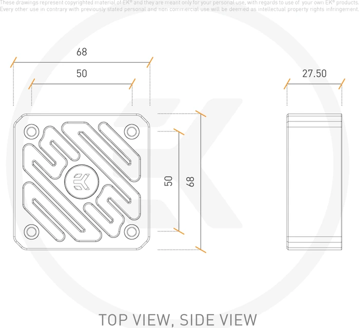 EK Water Blocks Quantum Line EK-Quantum Convection DDC, Gold