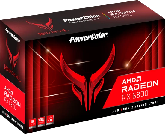 PowerColor Red Devil Radeon RX 6800, 16GB GDDR6, HDMI, 3x DP