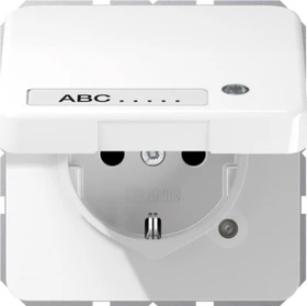 Jung Serie CD SCHUKO Steckdose 16A 250V, alpinweiß