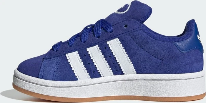adidas Campus 00s Elastic Laces semi lucid blue/cloud white/gum (Junior)