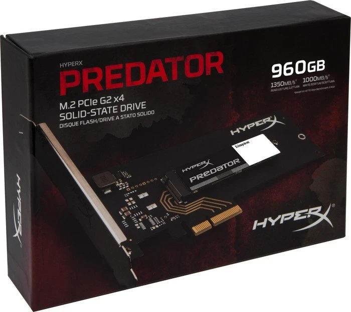 Kingston FURY Predator 960GB, Add-In Card / PCIe 2.0 x4