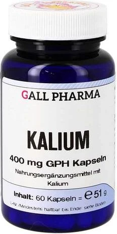 Kalium 400mg GPH Kapseln, 60 Stück