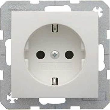 Berker S.1/B.3/B.7 Steckdose SCHUKO, polarweiß matt