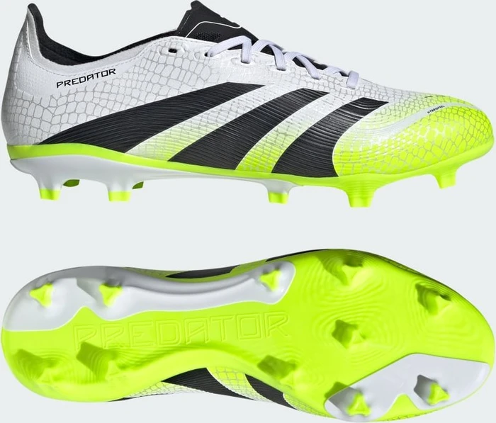 adidas Predator League FG/MG cloud white/core black/lucid lemon (Herren)