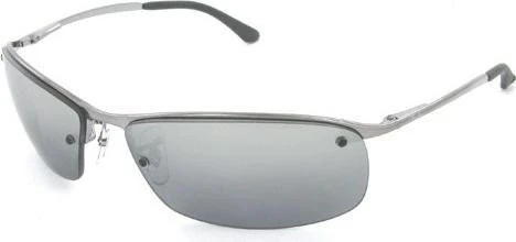 Ray-Ban RB3183 Top Bar 63mm silber/polarized silber verspiegelt (Herren)