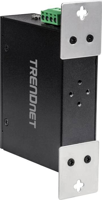 TRENDnet TI Hardened Industrial Railmount Gigabit Switch, 5x RJ-45, 120W PoE+