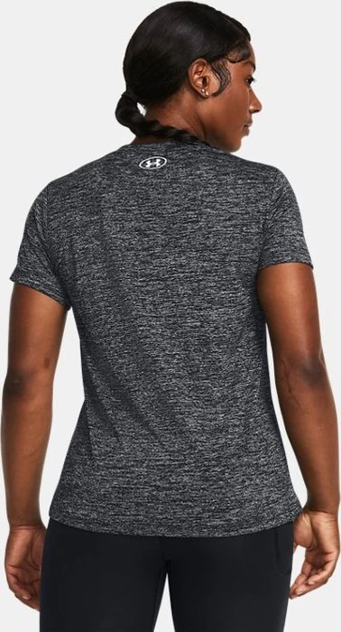 Under Armour Tech V Twist Funktionsshirt kurzarm schwarz/weiß (Damen)