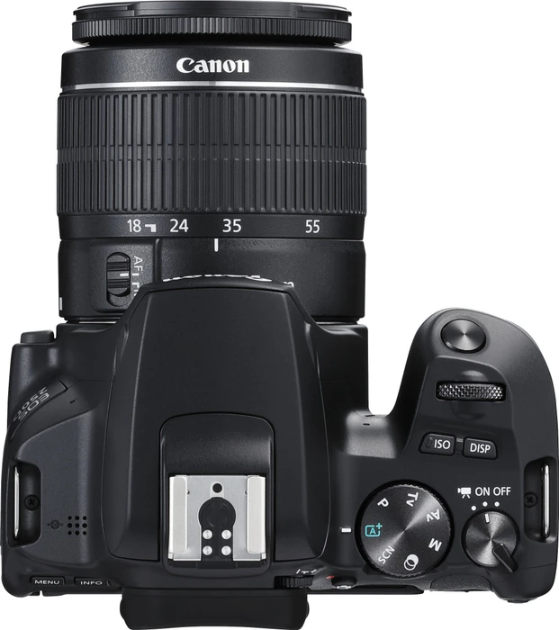 Canon EOS 250D schwarz mit Objektiv EF-S 18-55mm 4.0-5.6