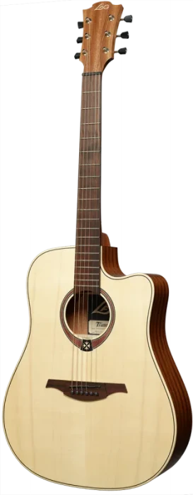 LAG Tramontane 70 Dreadnought Cutaway electroacoustic Natural