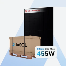 Jolywood JW-HD96N-R2-455, 455Wp, 37 Stück, 16.84kWp