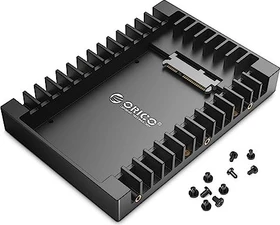 Orico 1125SS, Hard Drive Caddy, 2.5" auf 3.5" Einbaurahmen, schwarz