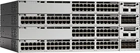 Cisco Catalyst 9300 Essentials Rackmount Gigabit Managed Switch, 48x RJ-45, 1x Erweiterungsslot, 437W PoE+ (C9300-48P-E)