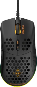 Deltaco DM210 Ultra-Light Gaming Mouse schwarz, USB (GAM-108)