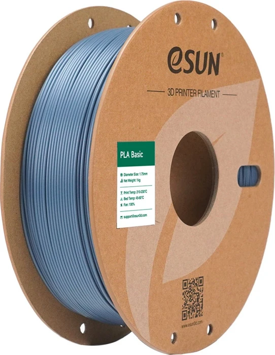 eSUN PLA-Basic, grau, Spule, 1.75mm, 1.00kg