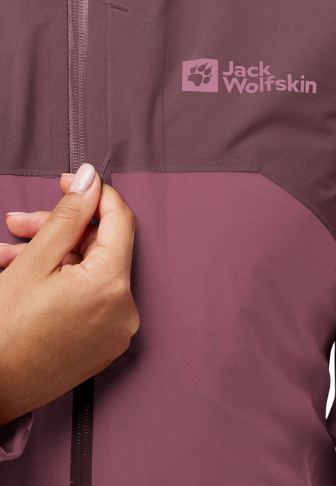 Jack Wolfskin Hunberg 3in1 Funktionsjacke raisin (Damen)