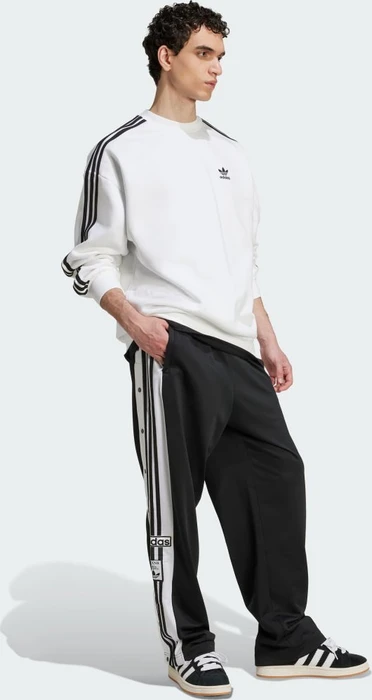 adidas Adicolor Oversized Crew Sweatshirt weiß/schwarz (Herren)