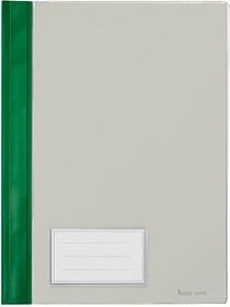 Bene Schnellhefter Kunststoff mit Einsteckfach, A4, grün, 10er-Pack