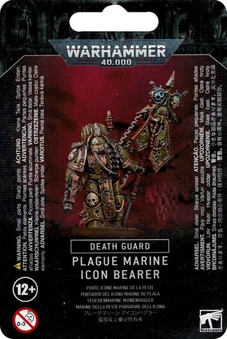 Games Workshop Warhammer 40.000 - Death Guard - Plague Marine Icon Bearer