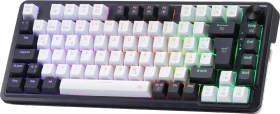 Redragon Ucal K673 Pro, schwarz/weiß, LEDs RGB, Redragon RED, USB/Bluetooth, DE (UCAL-K673-DE / K673WB-RGB-PRO-DE)