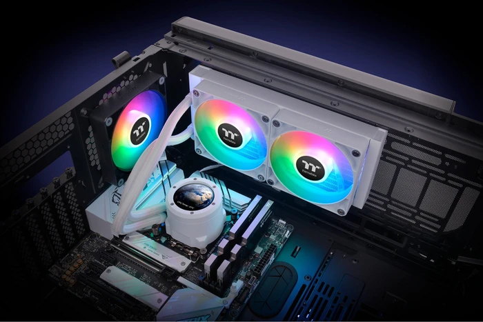 Thermaltake TH240 V2 Ultra ARGB Sync Snow Edition, weiß
