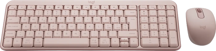 Logitech MK250 Compact Wireless Combo Rose, Bluetooth, IT