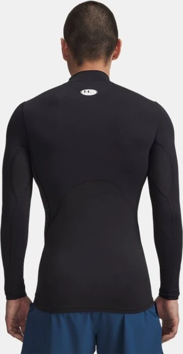 Under Armour ColdGear Kompressionsshirt langarm schwarz/weiß (Herren)