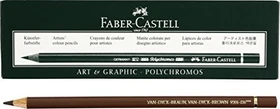 Faber-Castell Polychromos Buntstift Van-Dyck-braun, 6er-Pack
