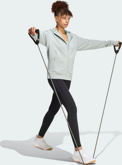 adidas Designed 4 Training Hoodie wonder sage (Damen)